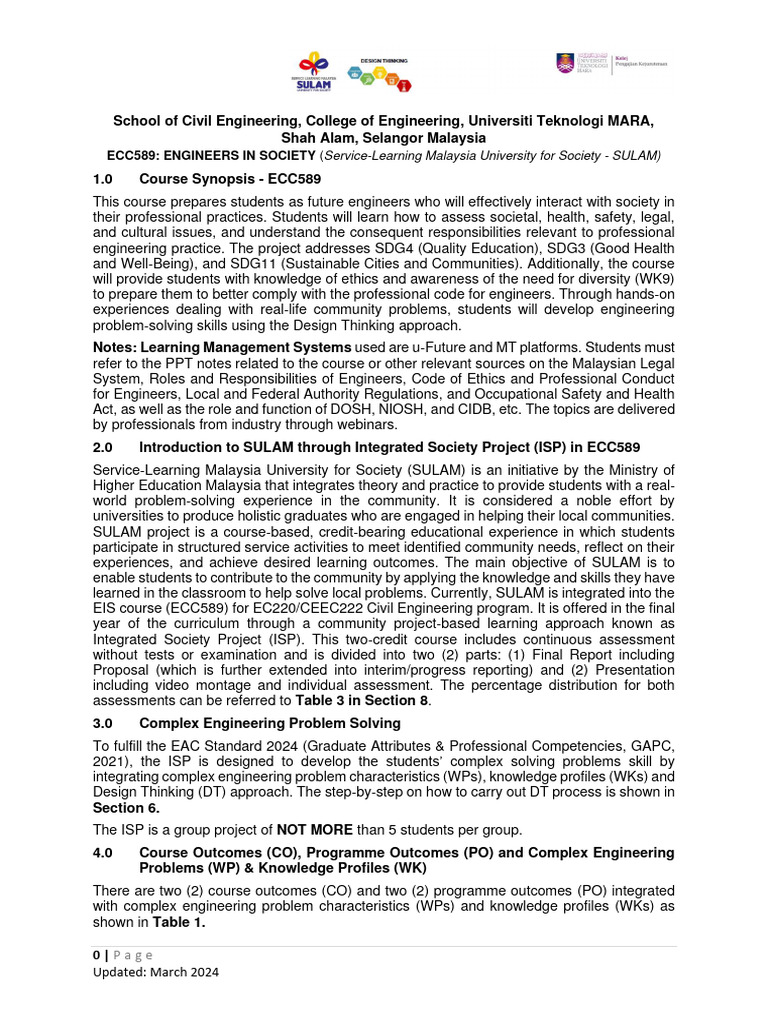 Design Thinking in Civil Engineering Projects | PDF | Engineering ...