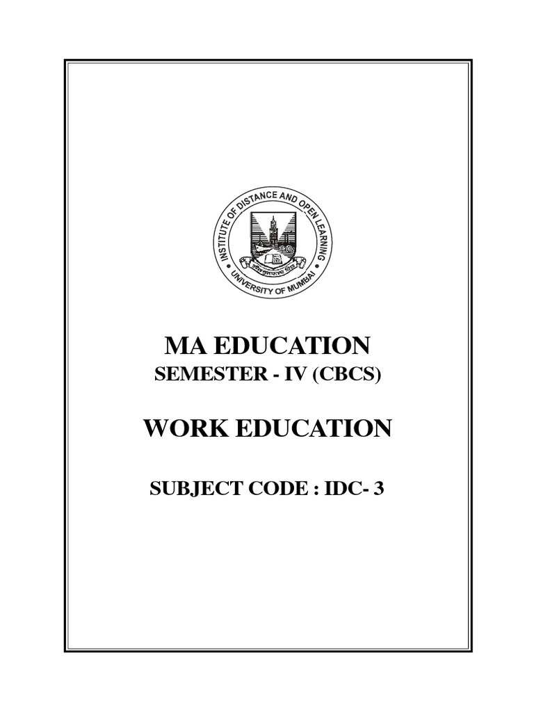 PDF of Work Edu | PDF | Learning | Experience
