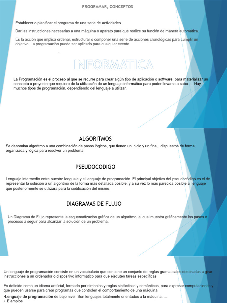Unidad 1 | PDF | Lenguaje de programación | Programación de computadoras