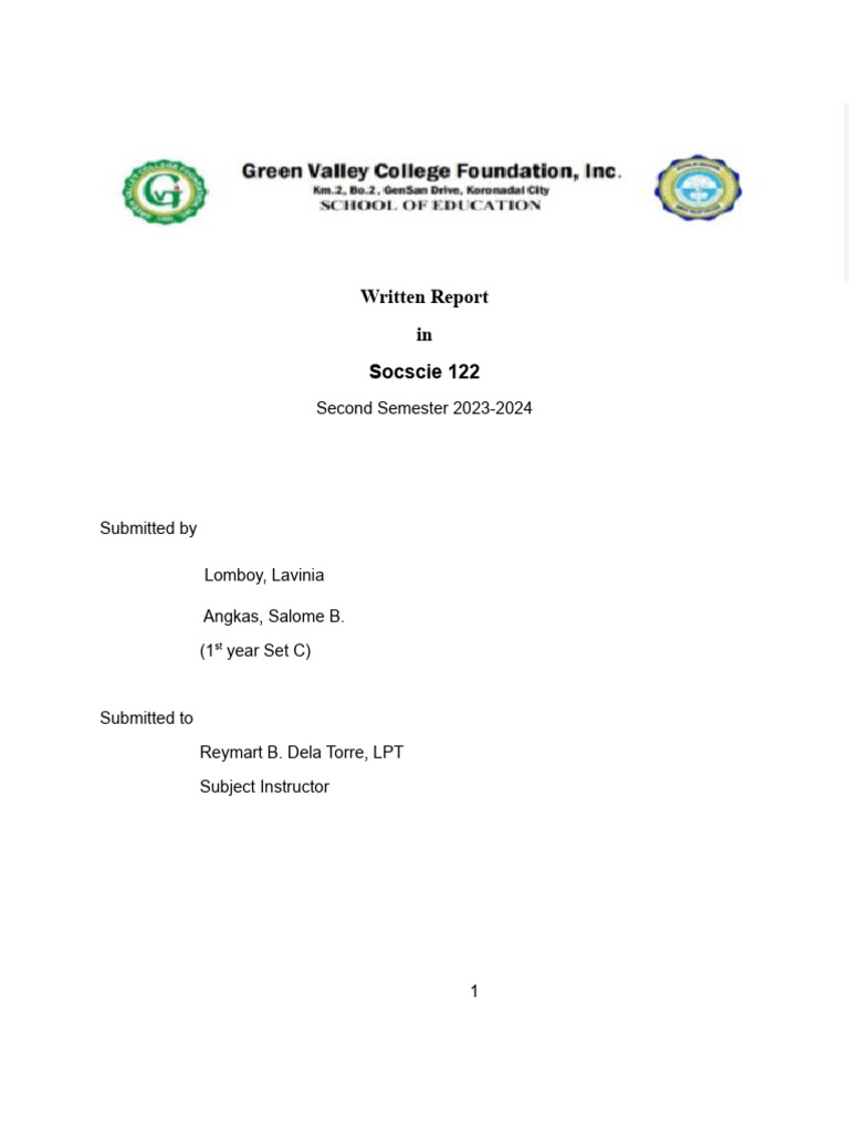 Bretton Woods System Written Report Socscie 122 | PDF | Bretton Woods ...