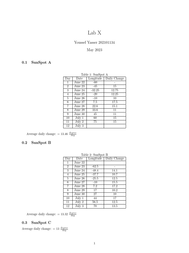 Lab 10 pdf sun phases of matter