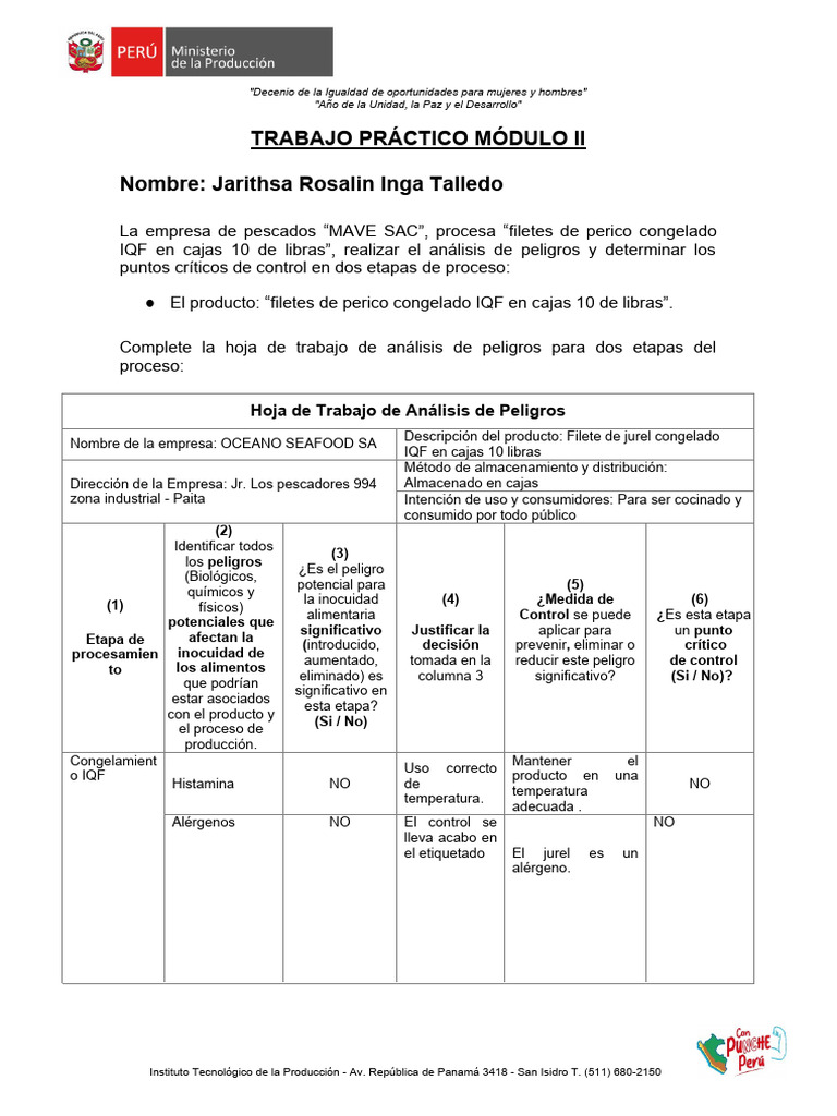 Práctica Módulo II | PDF