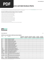 HPE Transceiver and Cable Compatibility Matrix | PDF | Ethernet ...