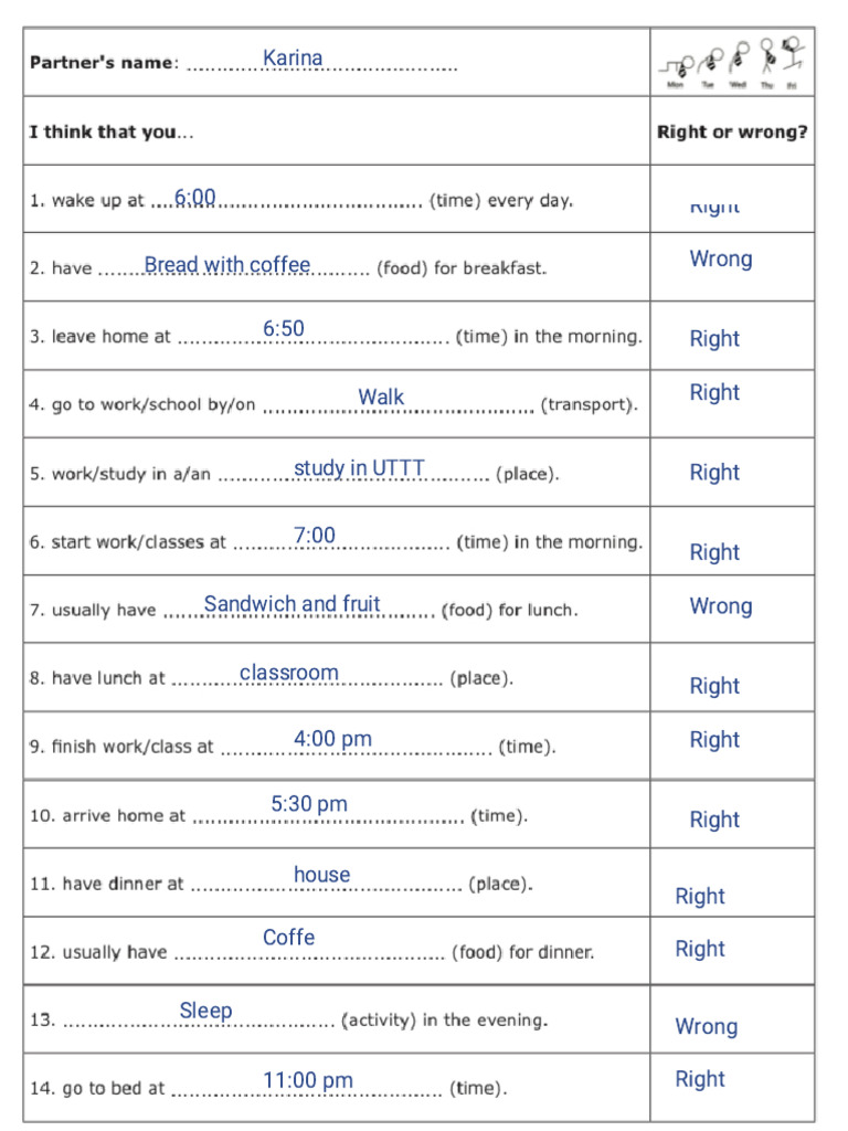 Student Daily Routine | PDF