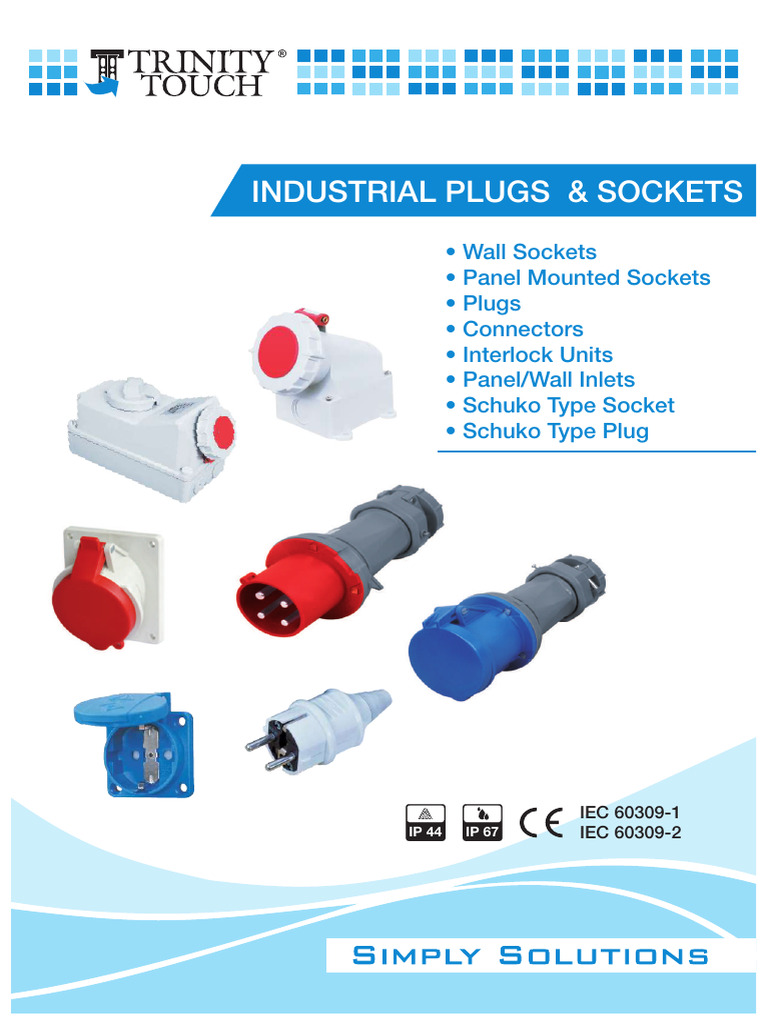 Brochure - 10. Industrial Plugs & Sockets - 2022 | PDF
