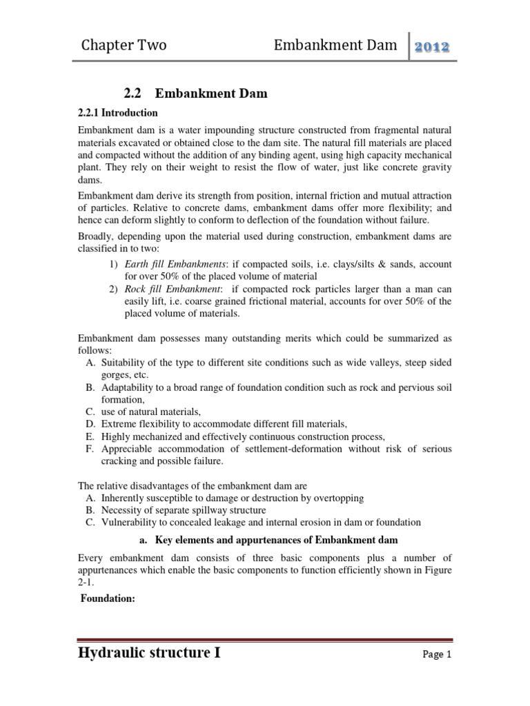 Overview of Embankment Dams | PDF | Dam | Soil Mechanics