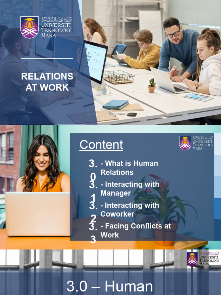 Human Relations Strategies at Work | PDF | Interpersonal Relationships ...