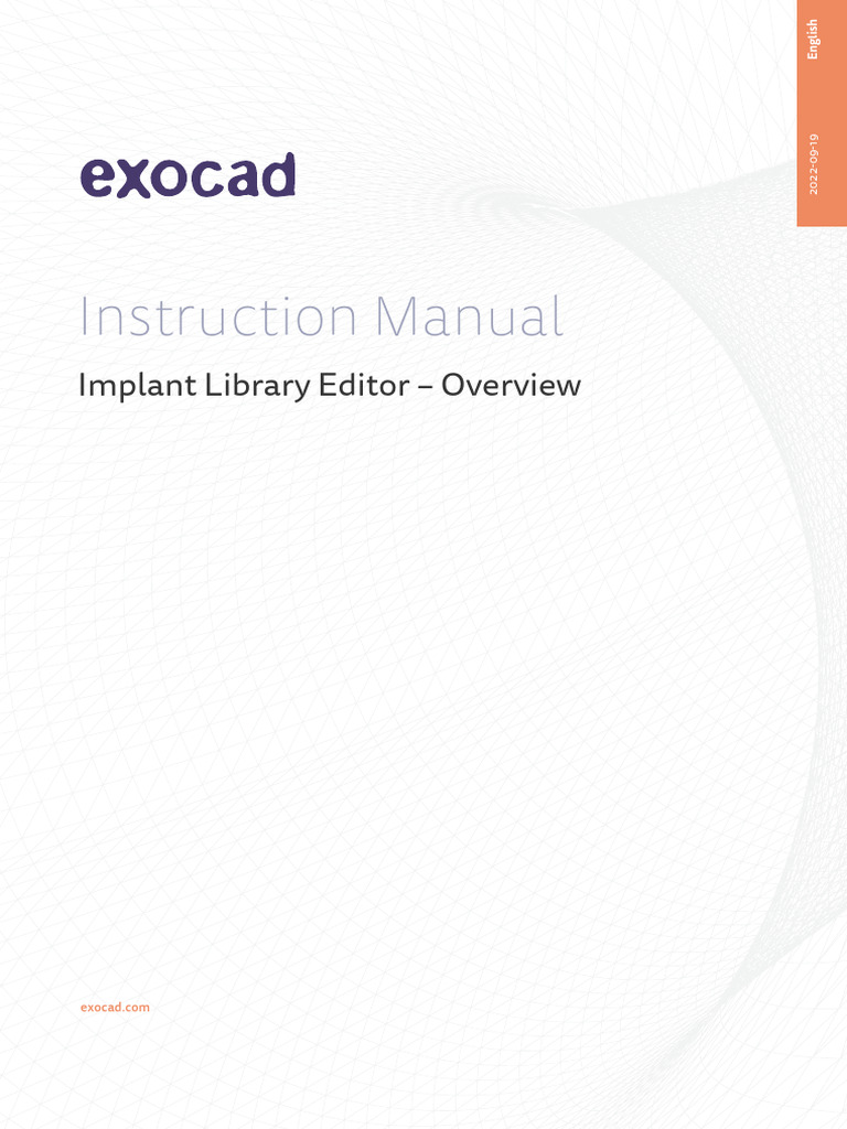 Exocad Implant Library Editor Manual | PDF | Directory (Computing ...