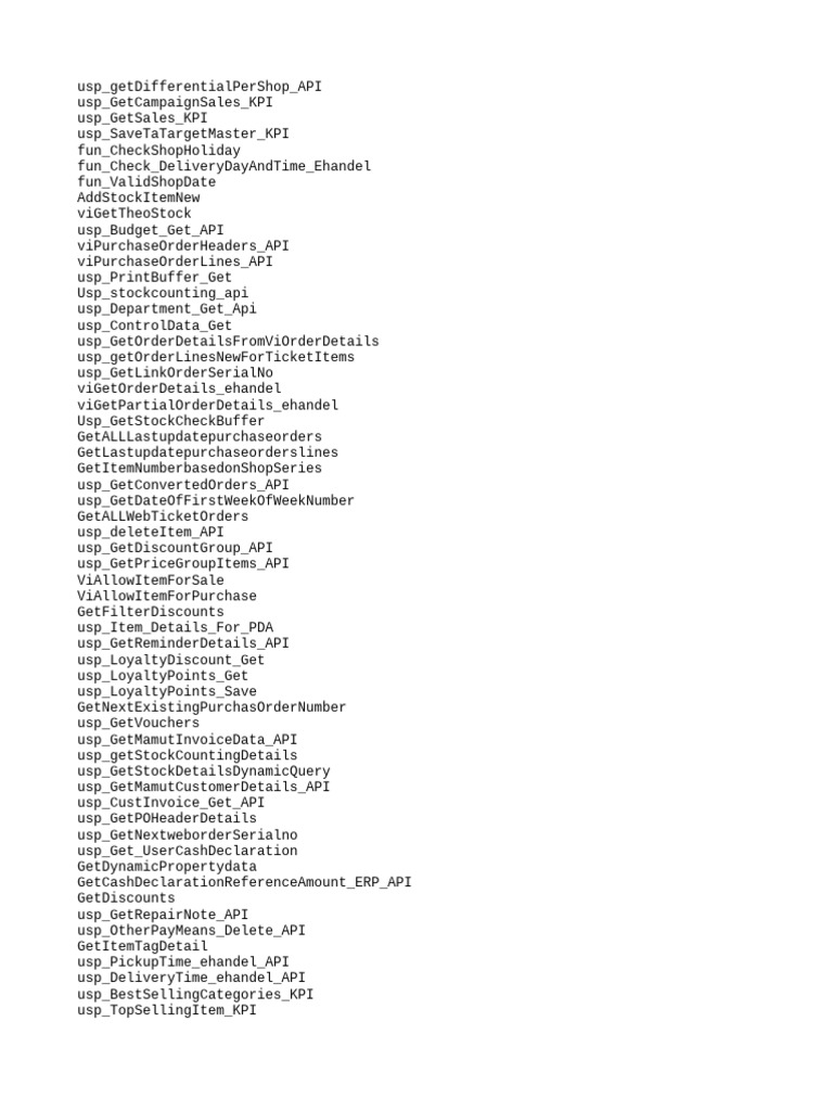 Old Api SP | PDF