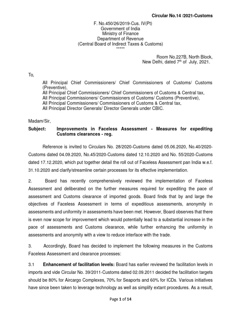 Circular 2 2021 Customs