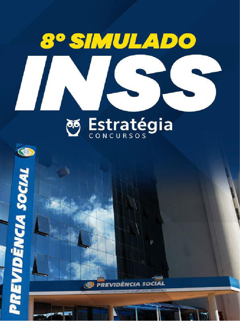 Simulado INSS: 100 Questões e Correção AO VIVO | PDF | Rede de computadores