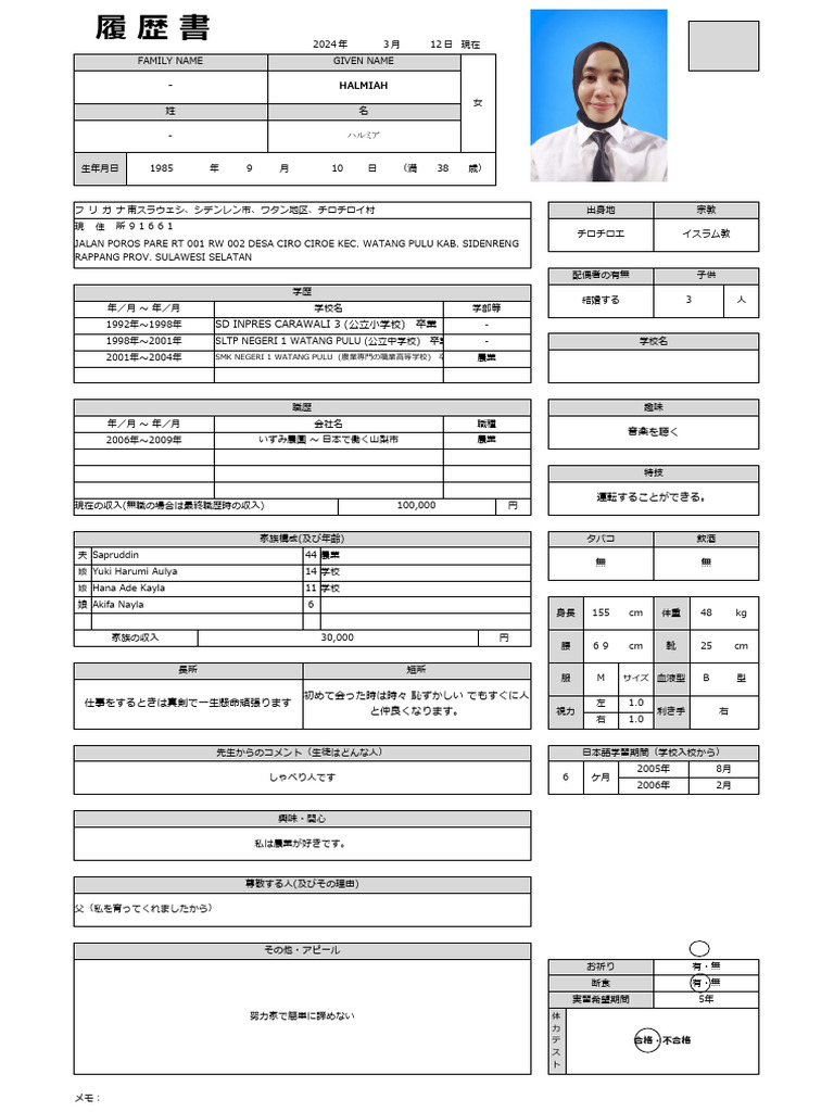 CV Halmia | PDF