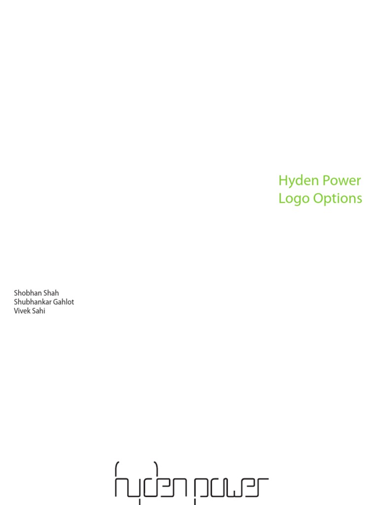 Hyden Power Logo Design Concepts | PDF | Business