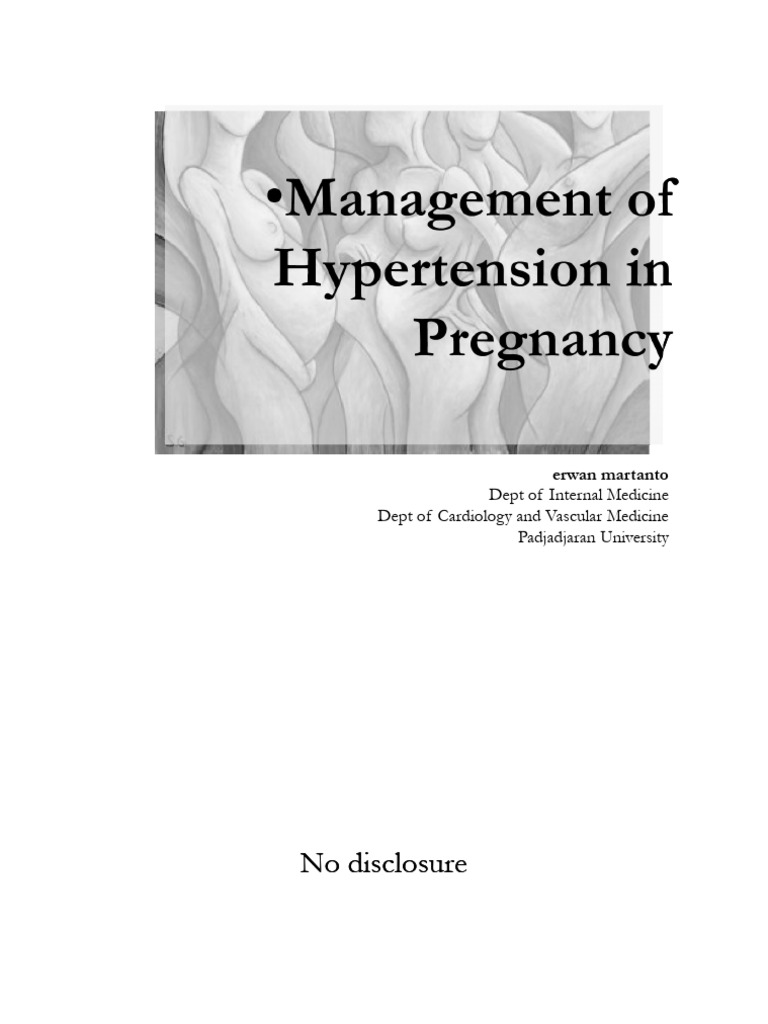 Hypertension Management in Pregnancy | PDF | Hypertension | Blood Pressure