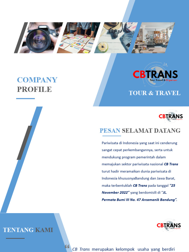 Profil Perusahaan CB Trans Bandung | PDF | Bisnis