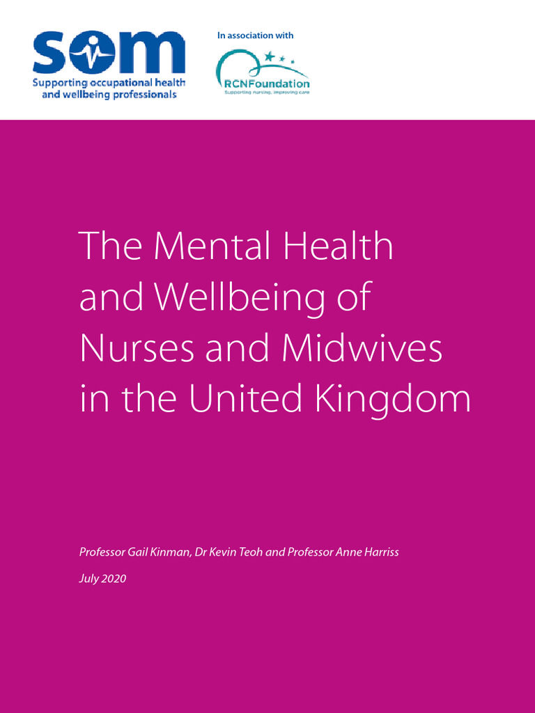 3.7.20 Mental Health of Nurses | PDF | Nursing | Occupational Burnout