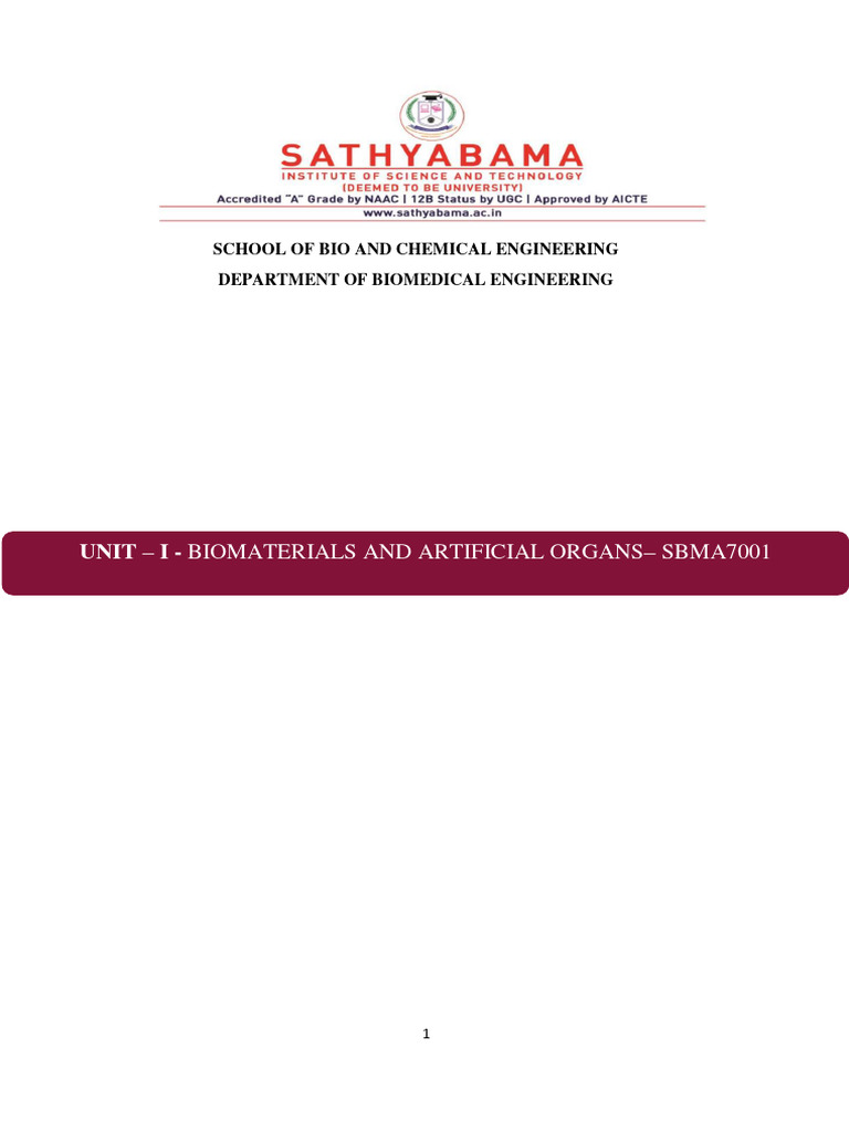 Biomaterials in Biomedical Engineering | PDF | Polymers | Composite ...