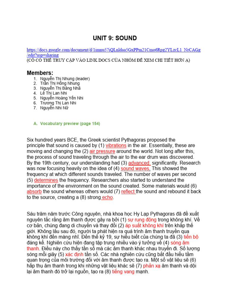 Unit 9 Sound | PDF | Sound | Radio