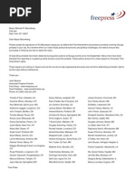Download FP Petition to NYC Mayor Bloomberg by Josh Stearns SN74413328 doc pdf