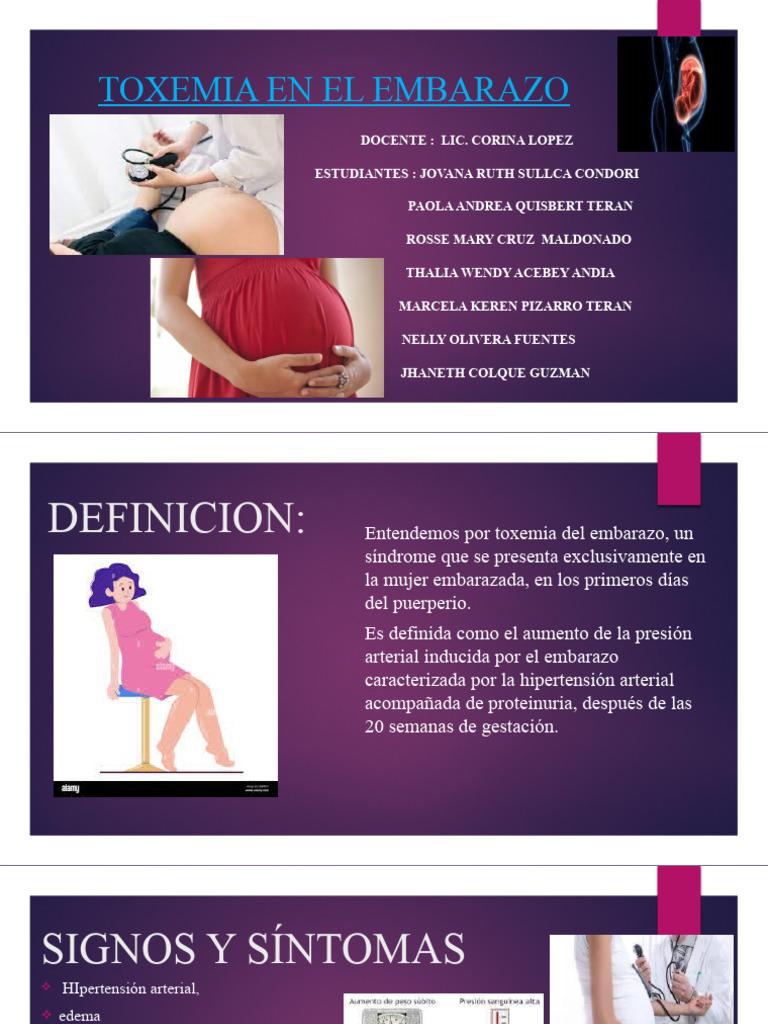Toxemia en El Embarazo | PDF | El embarazo | Especialidades Medicas