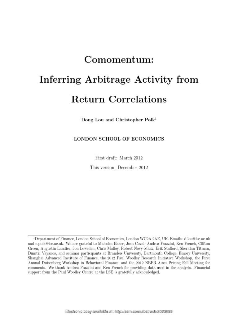 Fixed Income Arbitrage Hedge Fund Strategy