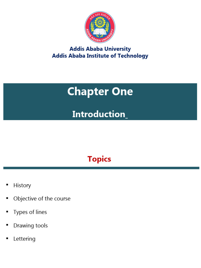Chapter 01 - Introduction | PDF | Drawing