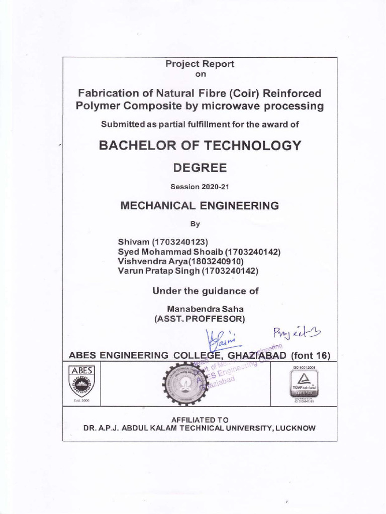 Project Report 3 - Compressed | PDF | Composite Material | Building ...