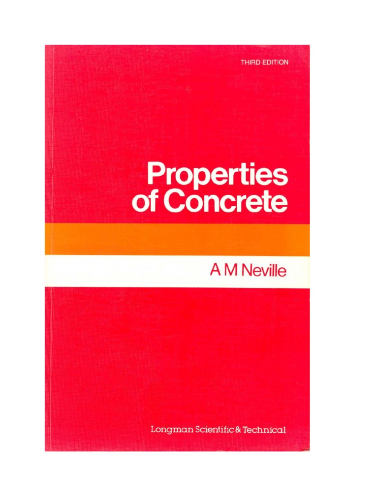 洋書 Properties of Concrete Fourth Edition Properties of Concrete AM NEVILLE | PDF