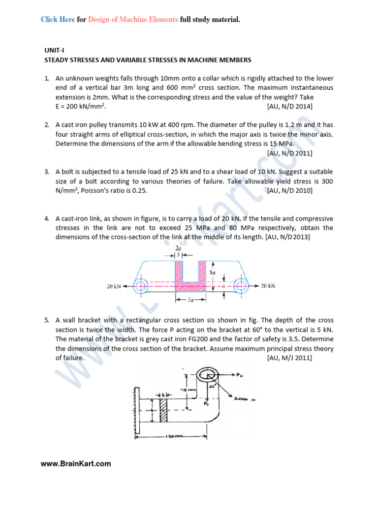 Soderberg Criteria for Machine Design | PDF | Strength Of Materials ...