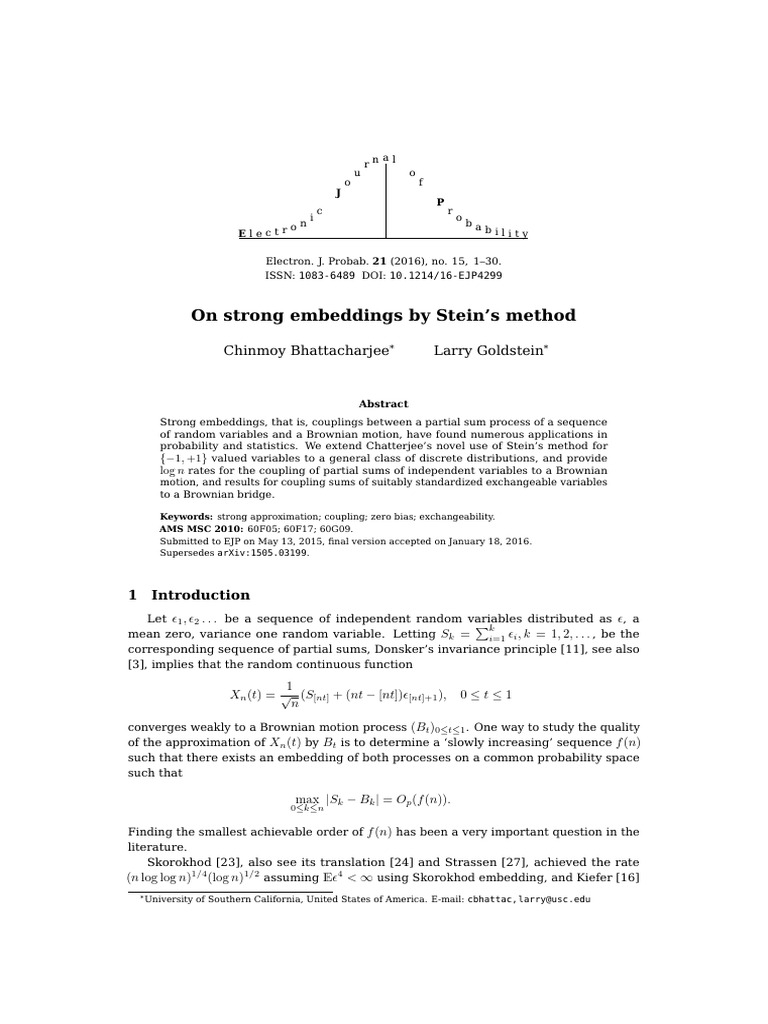 16 Ejp4299 | PDF | Variance | Normal Distribution