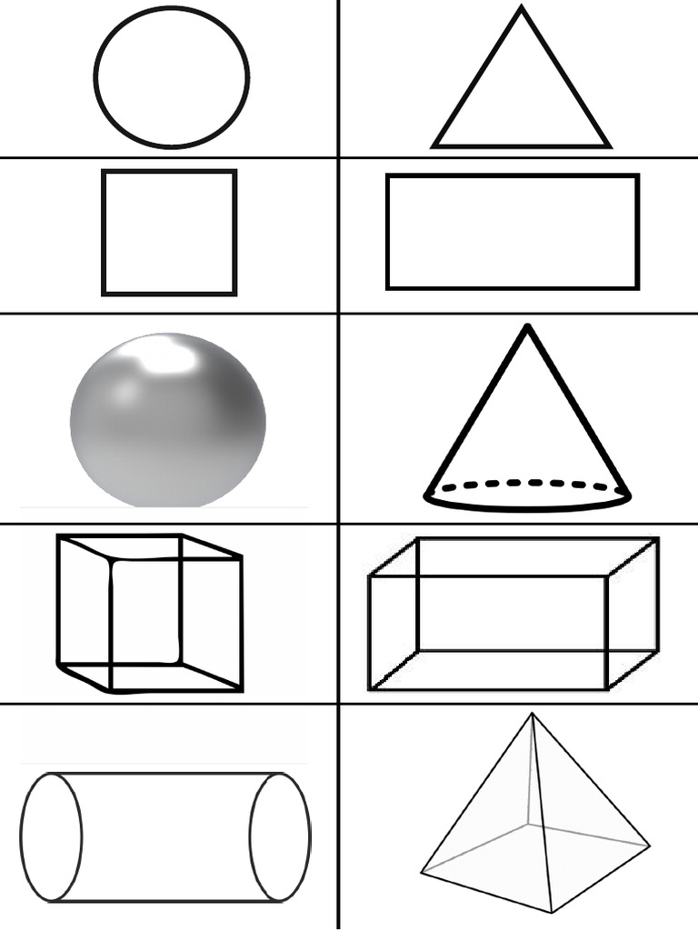 Maths 2D and 3D Shapes | PDF