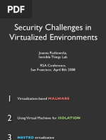 Joanna Rutkowska - Security Challenges in Virtualized Environments