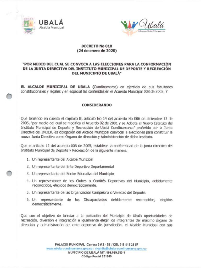 Decreto 010 2020 | PDF