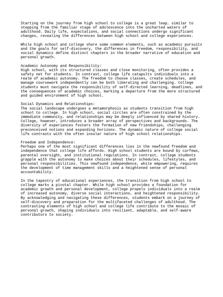 highschool-life-vs-college-life-pdf-personal-development-social
