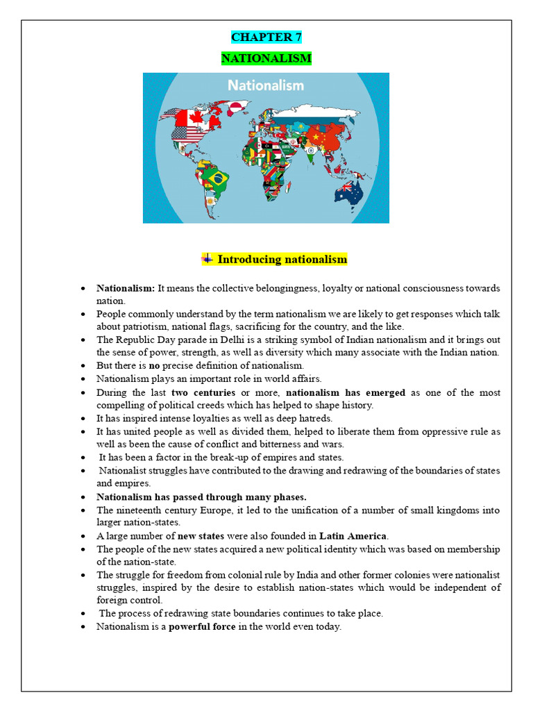 WHAT IS NATIONALISM SIMPLE DEFINITION visual data 3