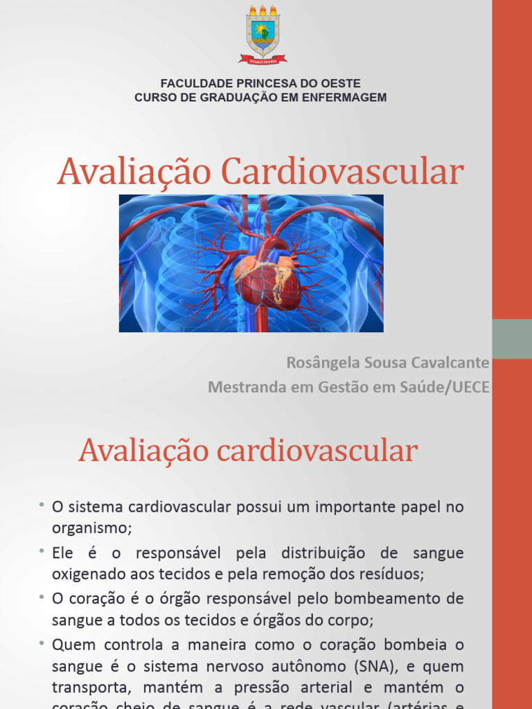 AvaliaÃ Ã o Cardiovascular | PDF | Ventrículo (coração) | Coração
