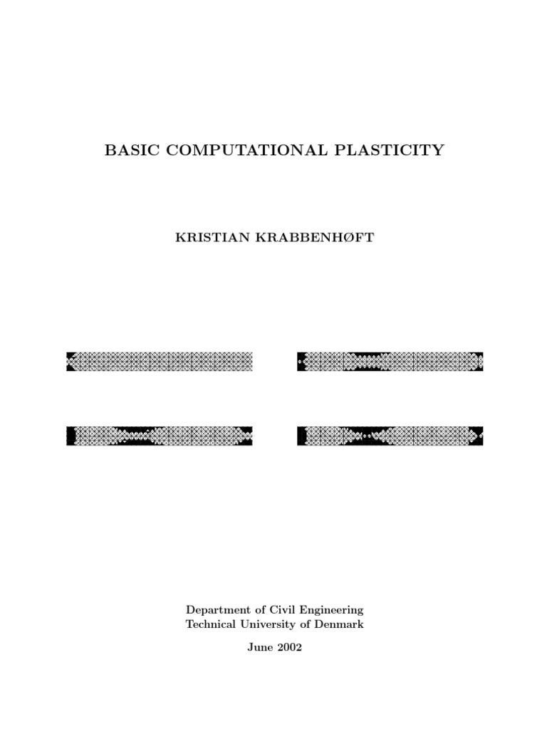 Computational Plasticity Overview | PDF | Plasticity (Physics) | Yield ...