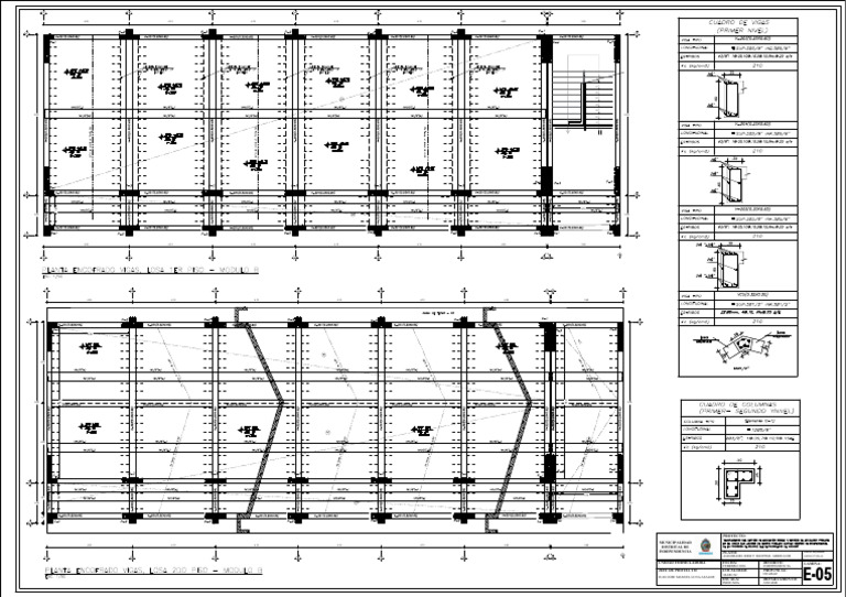 Plano Estructural Módulo B | PDF