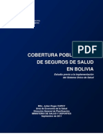 Julien Dupuy - Estudio de Cobertura de Seguros de Salud en Bolivia