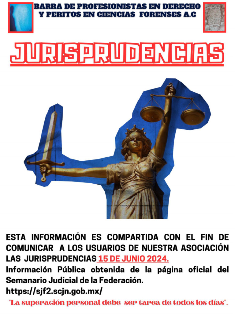 Jurisprudencia 14 Junio 2024 | PDF | Caso de ley | Judicaturas