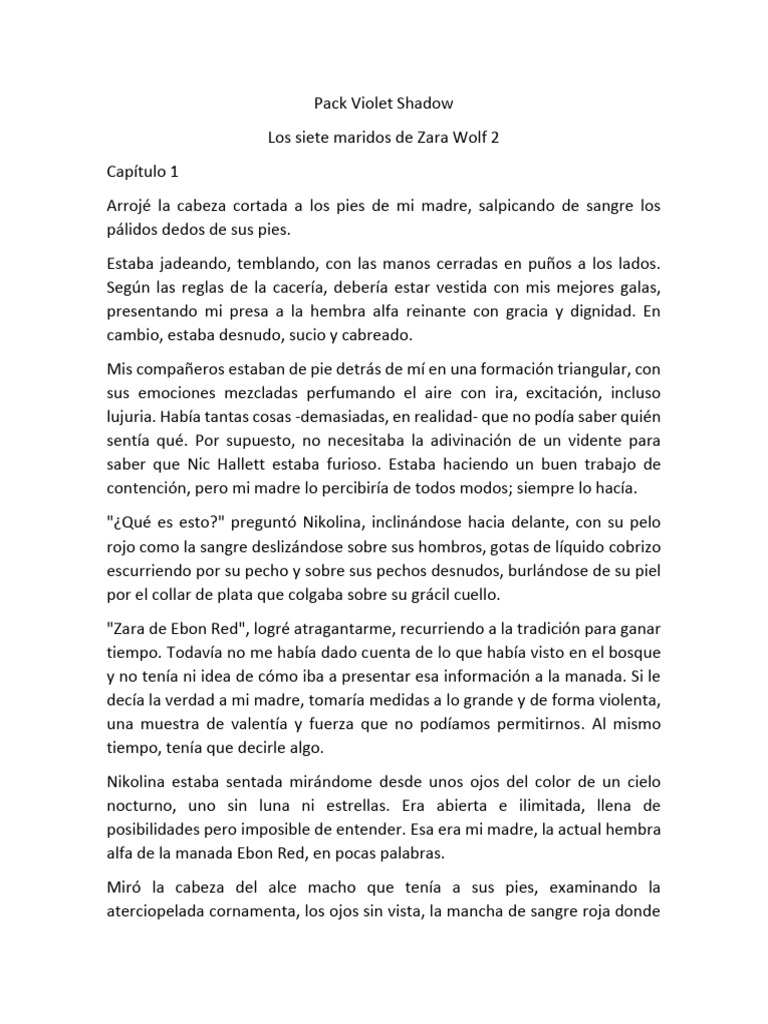 Pack Violet Shadow Los Siete Maridos de Zara Wolf 2 PDF Hombres
