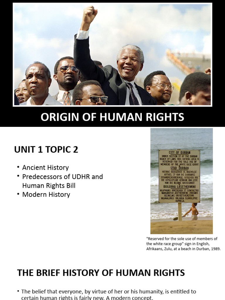 History of Human Rights Evolution | PDF | Justice | Crime & Violence
