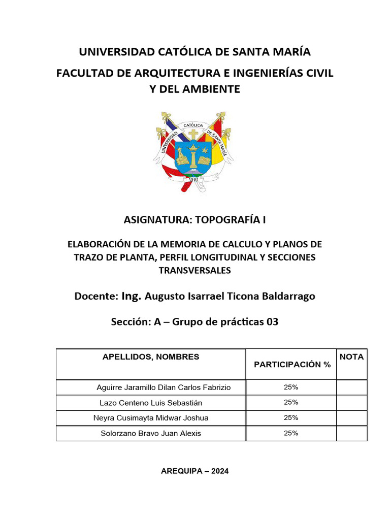 Topo 2da Fase | PDF | Pendiente | Topografía