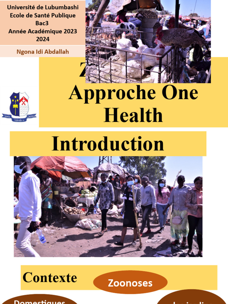 Zoonoses et Approche One Health en RDC | PDF | Microbiologie | Bien ...
