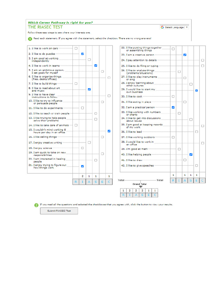 Riasec Pdf