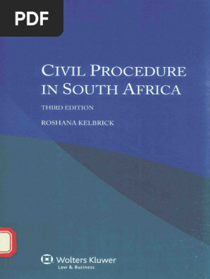Civil procedure in South Africa (Rosh... (Z-Library)