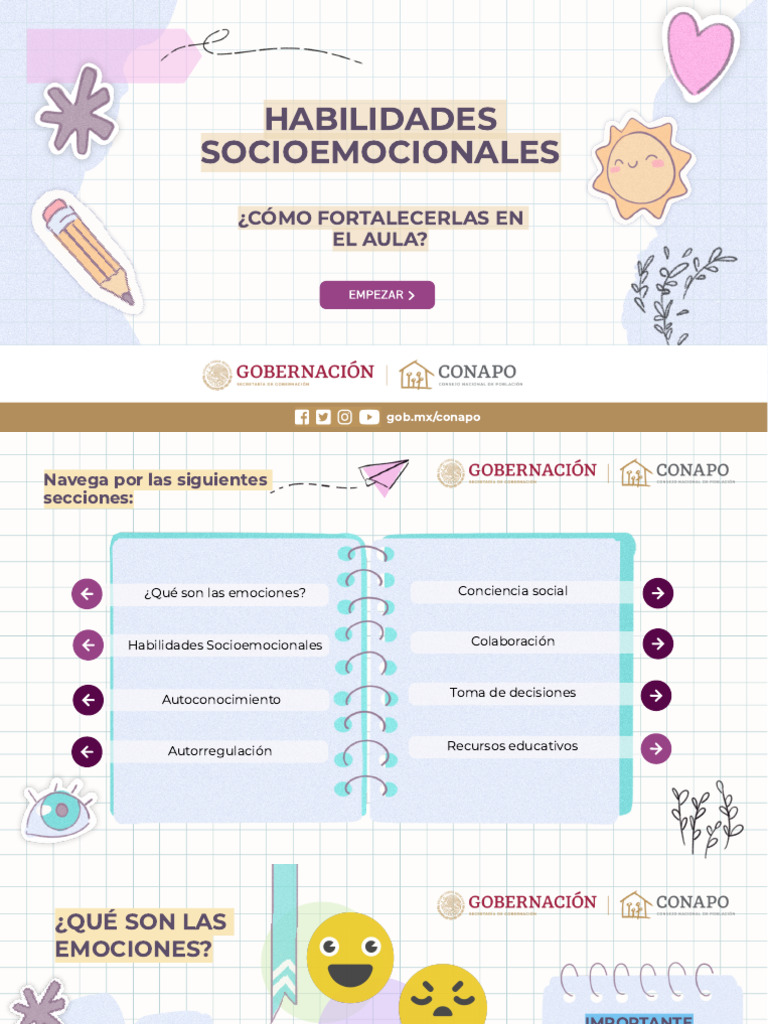 Habilidades Socioemocionales | PDF | Las emociones | Comportamiento