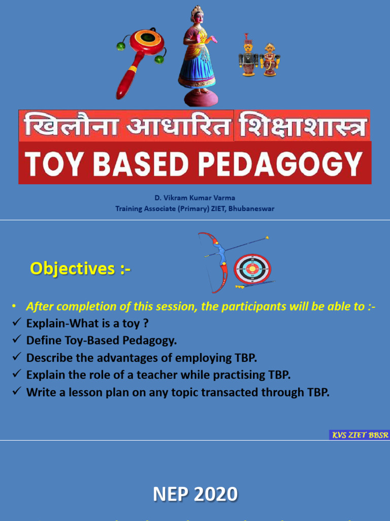 11 Toy Based Pedagogy DVK Varma Ta Ziet BBSR | PDF | Learning | Pedagogy