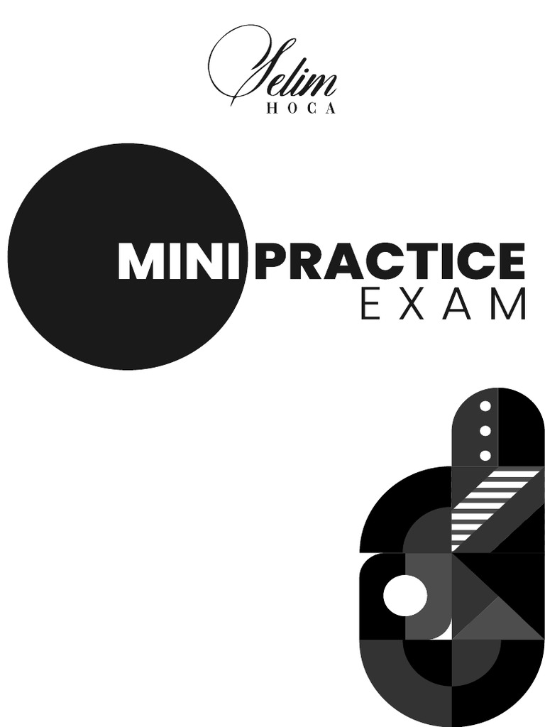 Mini Practice Exam Son | PDF | Water | Advertising