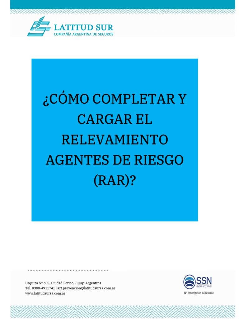 Instructivo Carga de RARWeb Fisico | PDF | Contraseña